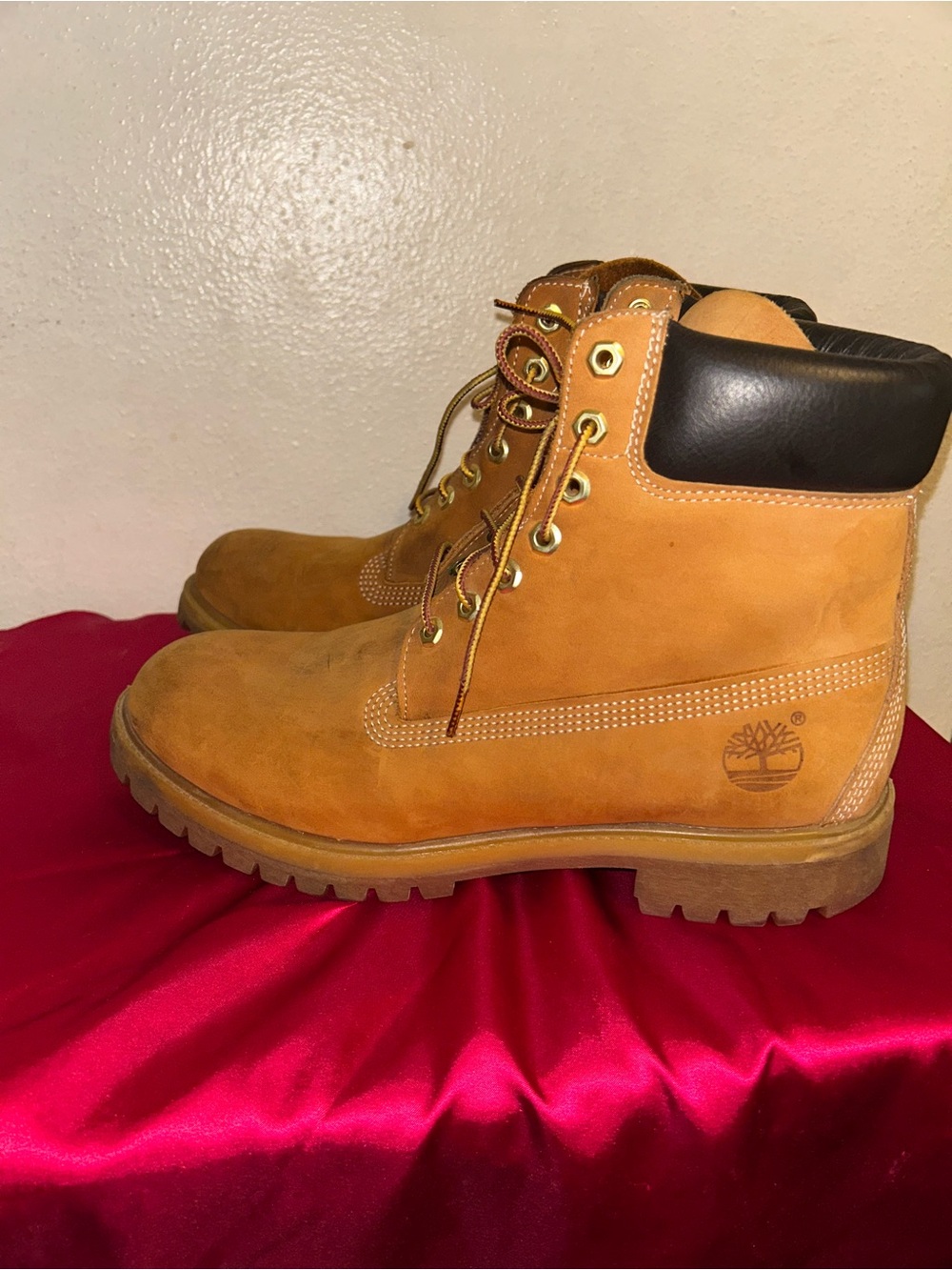 Timberland Wheat Nubuck 6-Inch Waterproof Work Boots